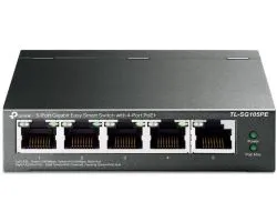 tp-link tl-sg105pe, poe 5-port gbe switch, metalno - slika 2