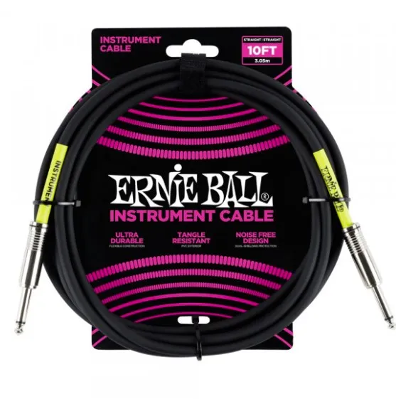 Kabel Instr. Ernie Ball 6048, 3M Black - Karlovac