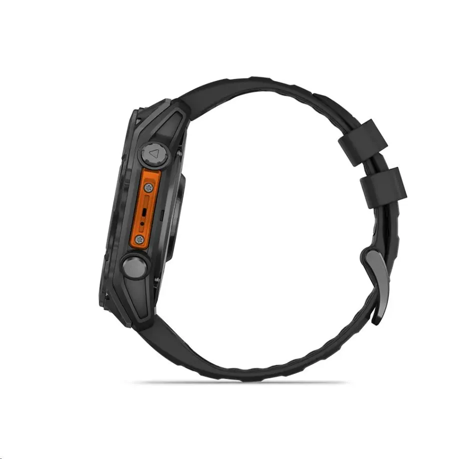 smart watch garmin fenix 8 51mm amoled tamnosivi s crnim remenom - slika 2