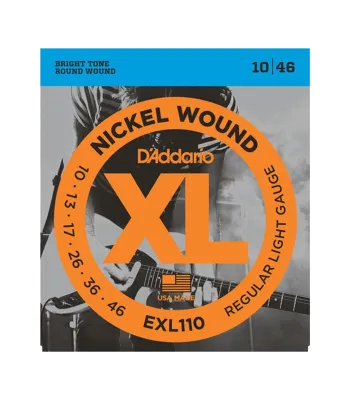 žice za gitaru el.d'addario exl110 10-46 - slika 2
