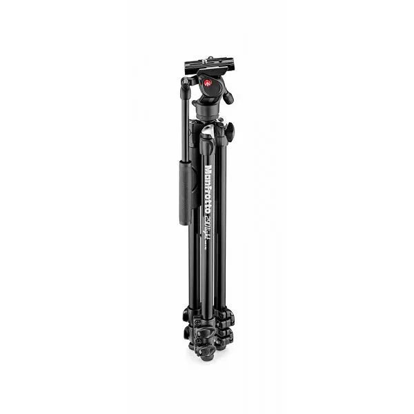 stativ manfrotto 290 mk290lta3-v sa mvh400ah video glavom - slika 3