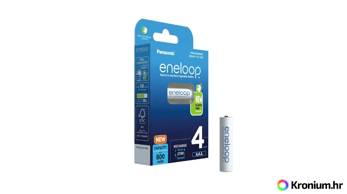 Baterija PANASONIC Rechargeable 2000mAh AA ENELOOP - 4 kom - Karlovac