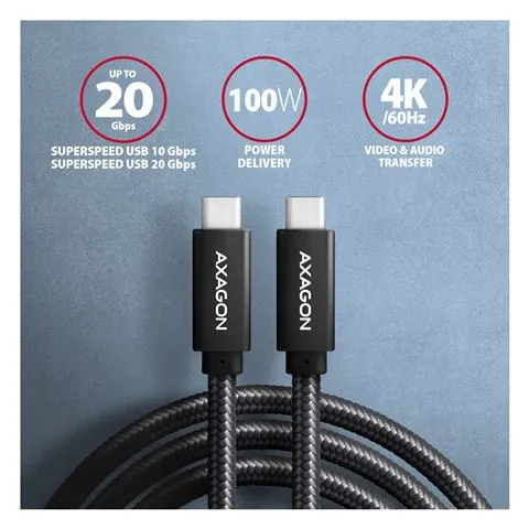 cc usb cm 3.1gen2 <> usb cm, 1m, crna, bucm32-cm10ab, axa - slika 2