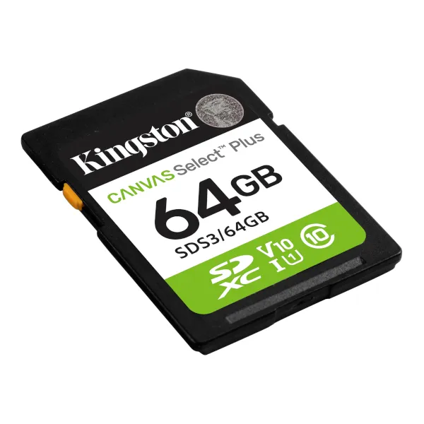 mem sd 64gb kingston canvas select plus sds3/64gb - slika 2