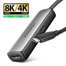 cc usb cm->hdmi 2.1 8k @60hz, pd 100qw, rvc-hi8kpd, axa - slika 2
