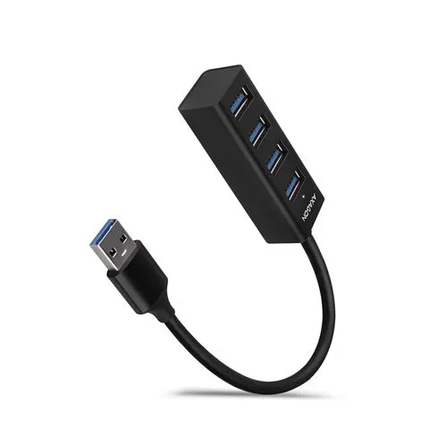 axagon usb hub mini hue-m1a 4x usb3.2, usb-a cable, 20cm - slika 2