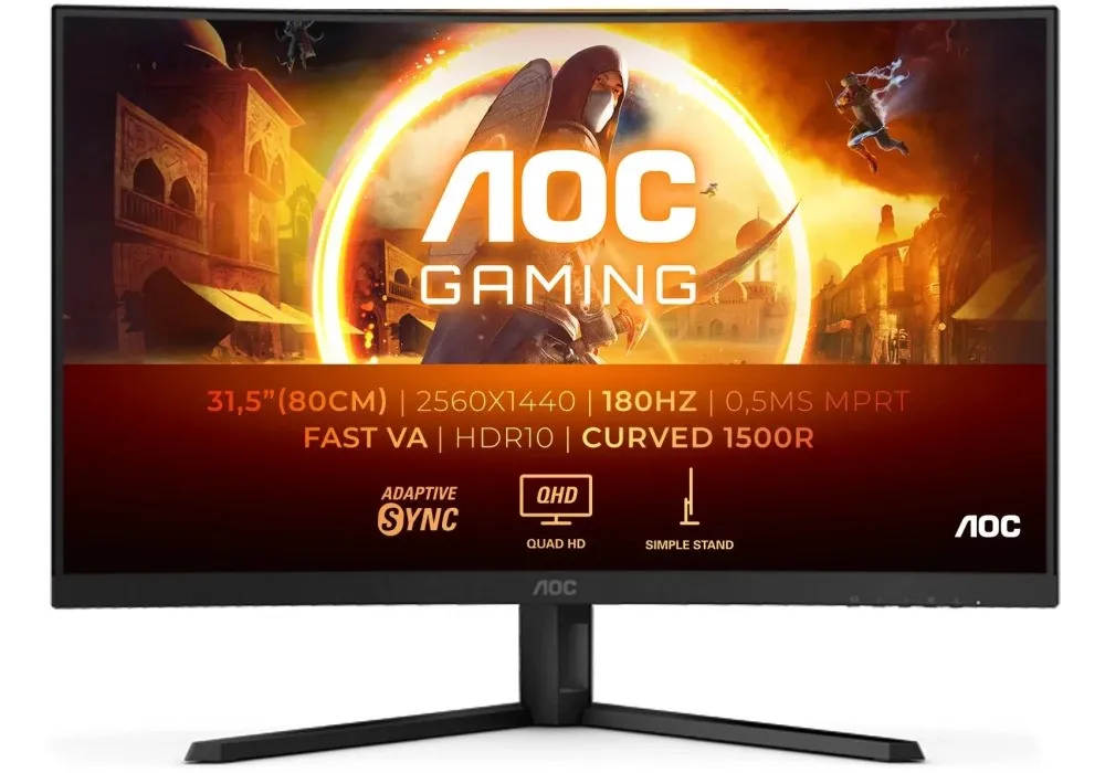 AOC CQ32G4VE, 31,5" QHD, HDMIx2, DP, 180Hz, HAS - Karlovac