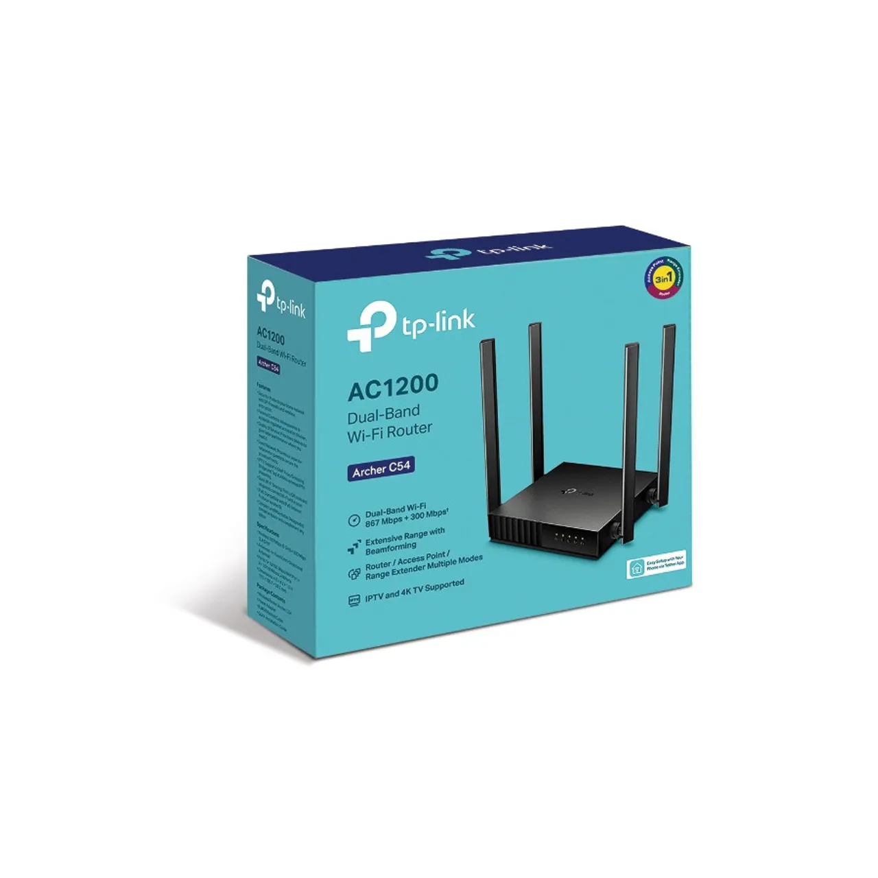 mrežni router wireless tp-link ac1200 archer c54 (dual-band) - slika 2