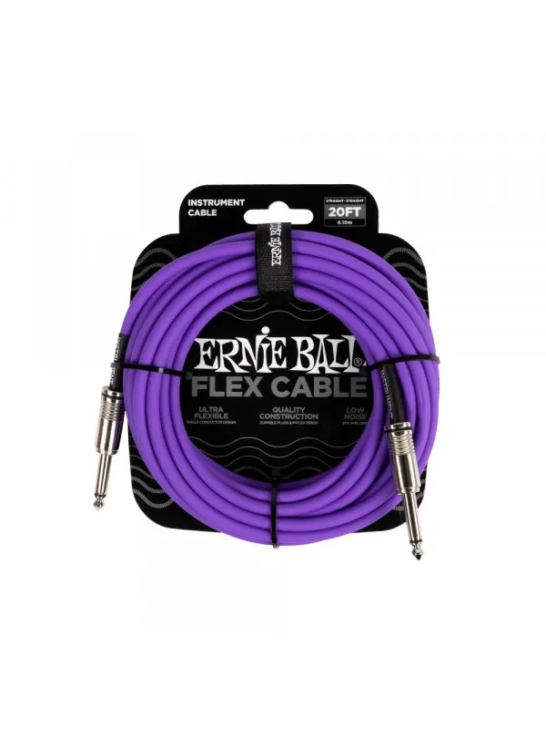 kabel instr. ernie ball 6420 flx purp,6m - slika 2