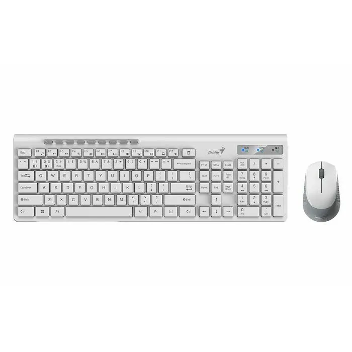 genius slimstar 8230, bež. tipkovnica i miš,silent - slika 2