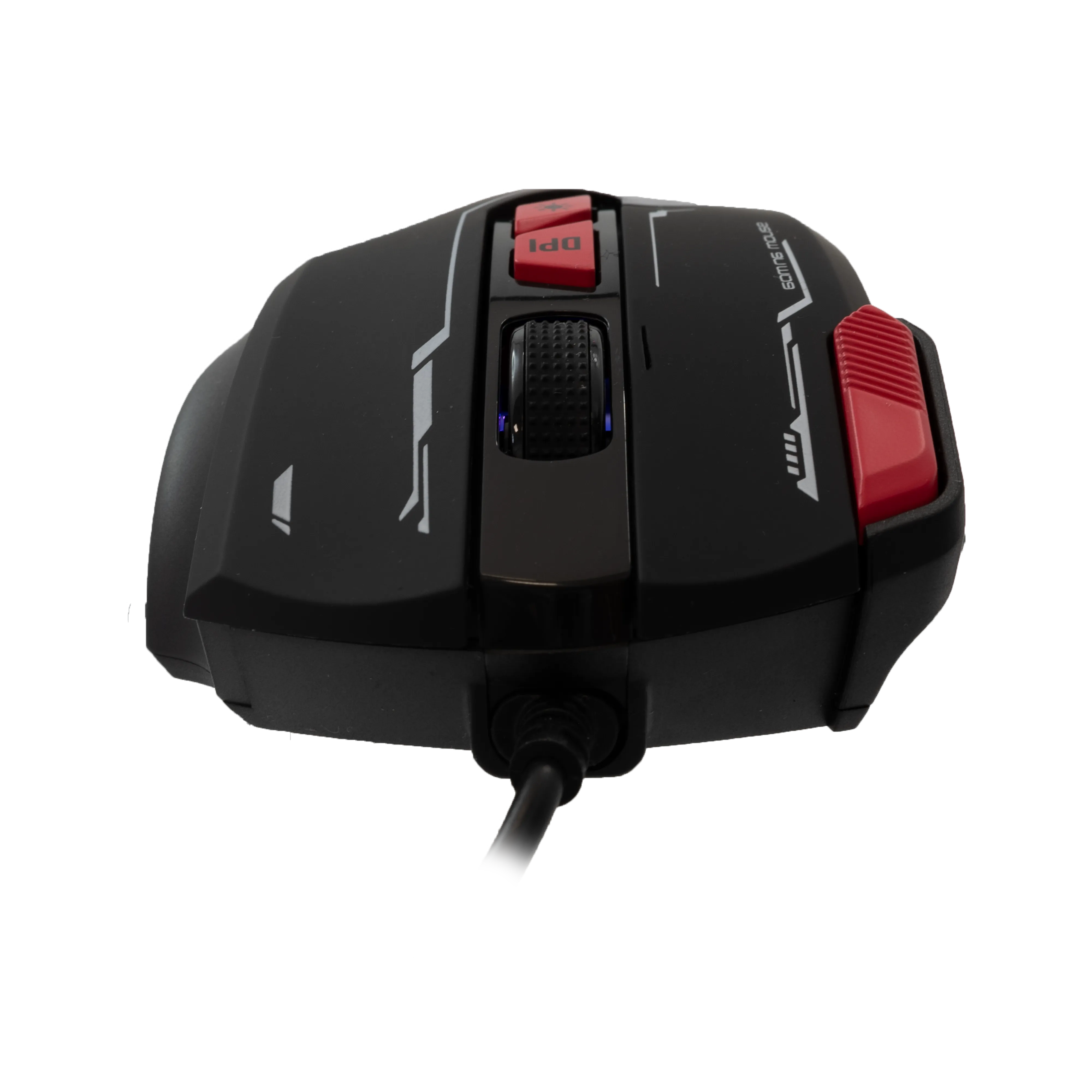 miš baracuda bgm-047 manta crni / 12.800 dpi - slika 4