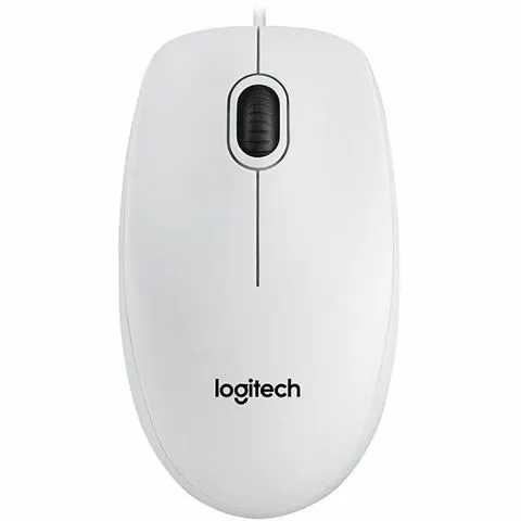 Miš žični Logitech B100 optical USB, bijeli - Karlovac