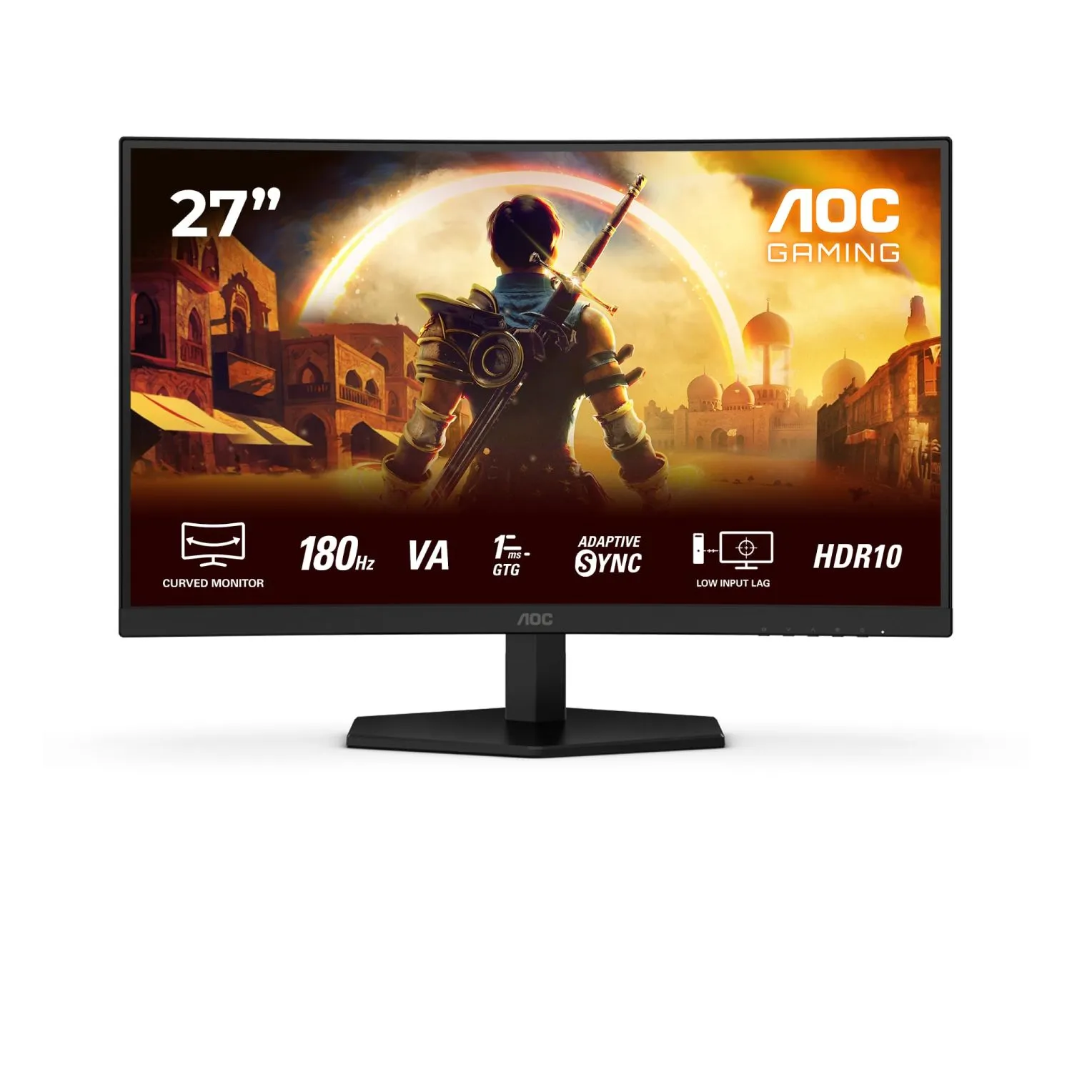 aoc c27g42e 23,8", 2xhdmi, dp, 180hz, zvuč. - slika 1