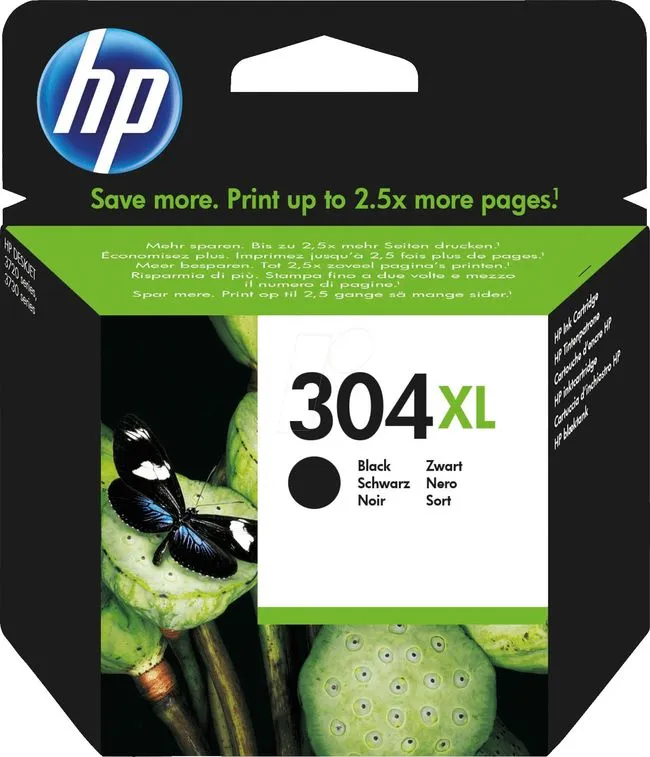 tinta hp n9k08ae black no.304xl (mmg) - slika 2