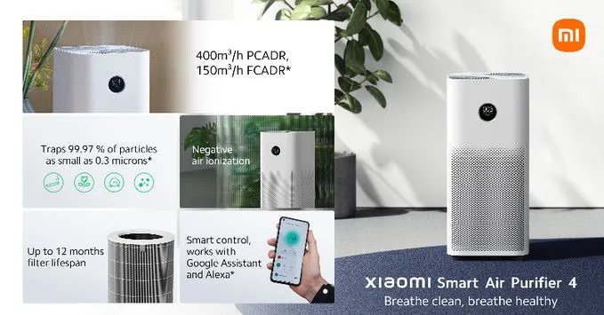 pročišćivač zraka xiaomi mi smart air purifier 4 lite - slika 4