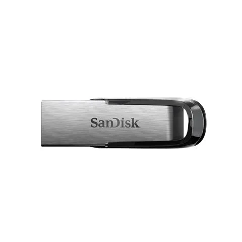 usb 3.0 flash drive 128gb sandisk ultra flair - metal/black - slika 2