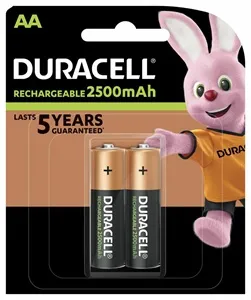baterija duracell punjiva aa 2500mah 2/1 - slika 3