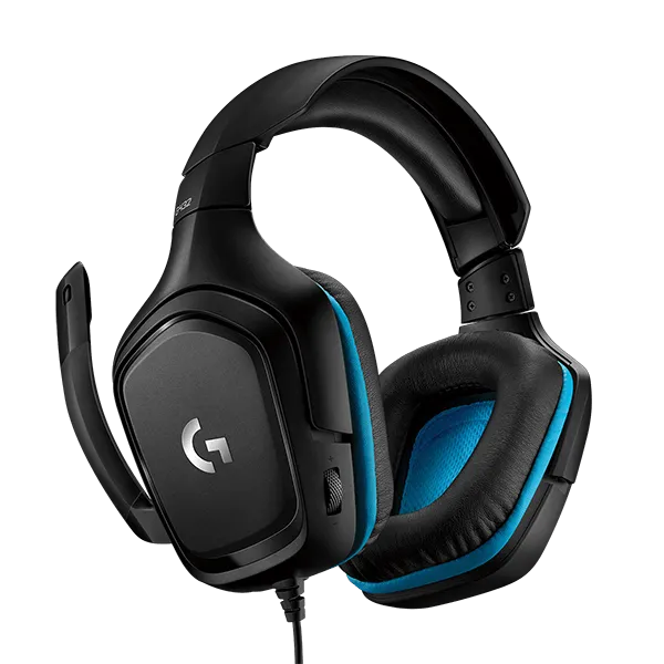 slušalice+mikrofon logitech g432 gaming 7.1 - crne - slika 2