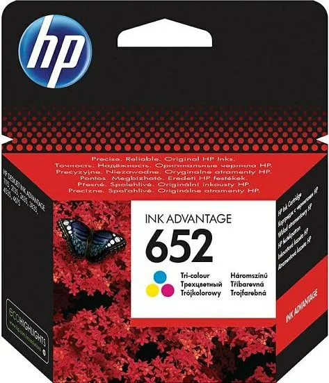 tinta hp f6v24ae tri-color no.652 (mmg) - slika 3