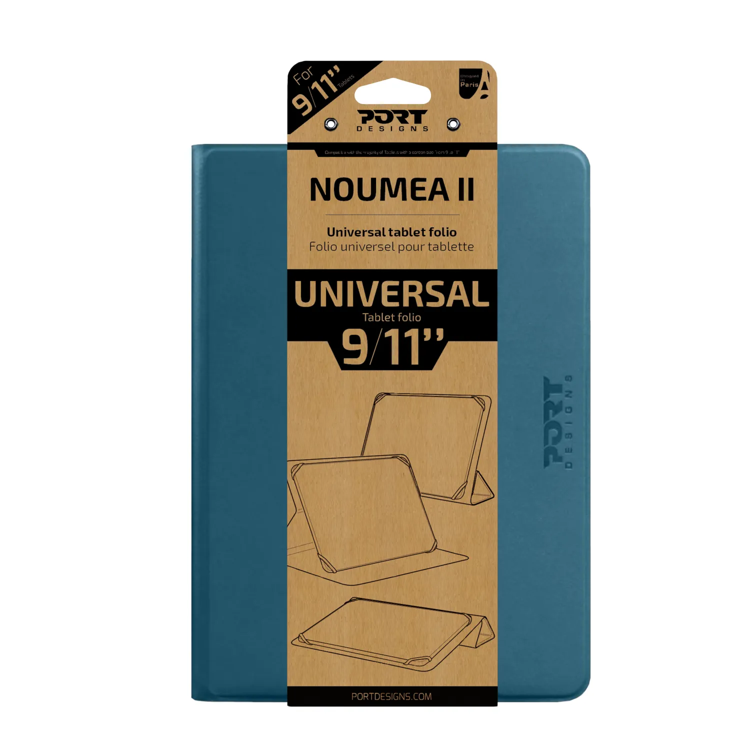 port navlaka za tablet noumea ii 9/11", plava - slika 2