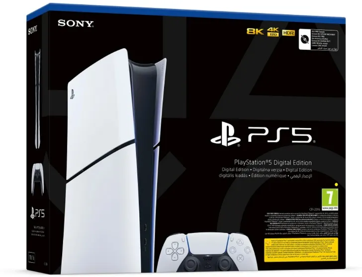 igraća konzola playstation 5 slim digital edition e chassis - slika 2