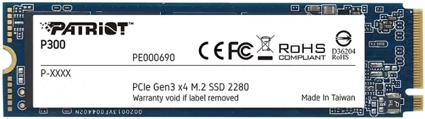 Patriot SSD P300 R1600/W600, 128GB, M.2 NVMe - Karlovac