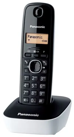 panasonic telefon bežični kx-tg1611fxw bijeli - slika 2