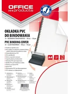 Korice za spiralni uvez pvc A4 150mic 100/1 prozirne - Karlovac