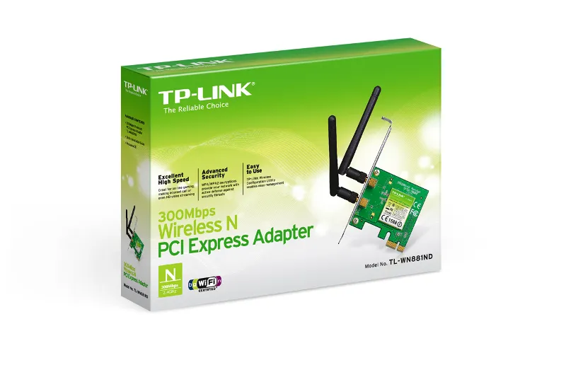 TP-Link TL-WN881ND,WLAN PCIe kartica 300Mbps - Karlovac