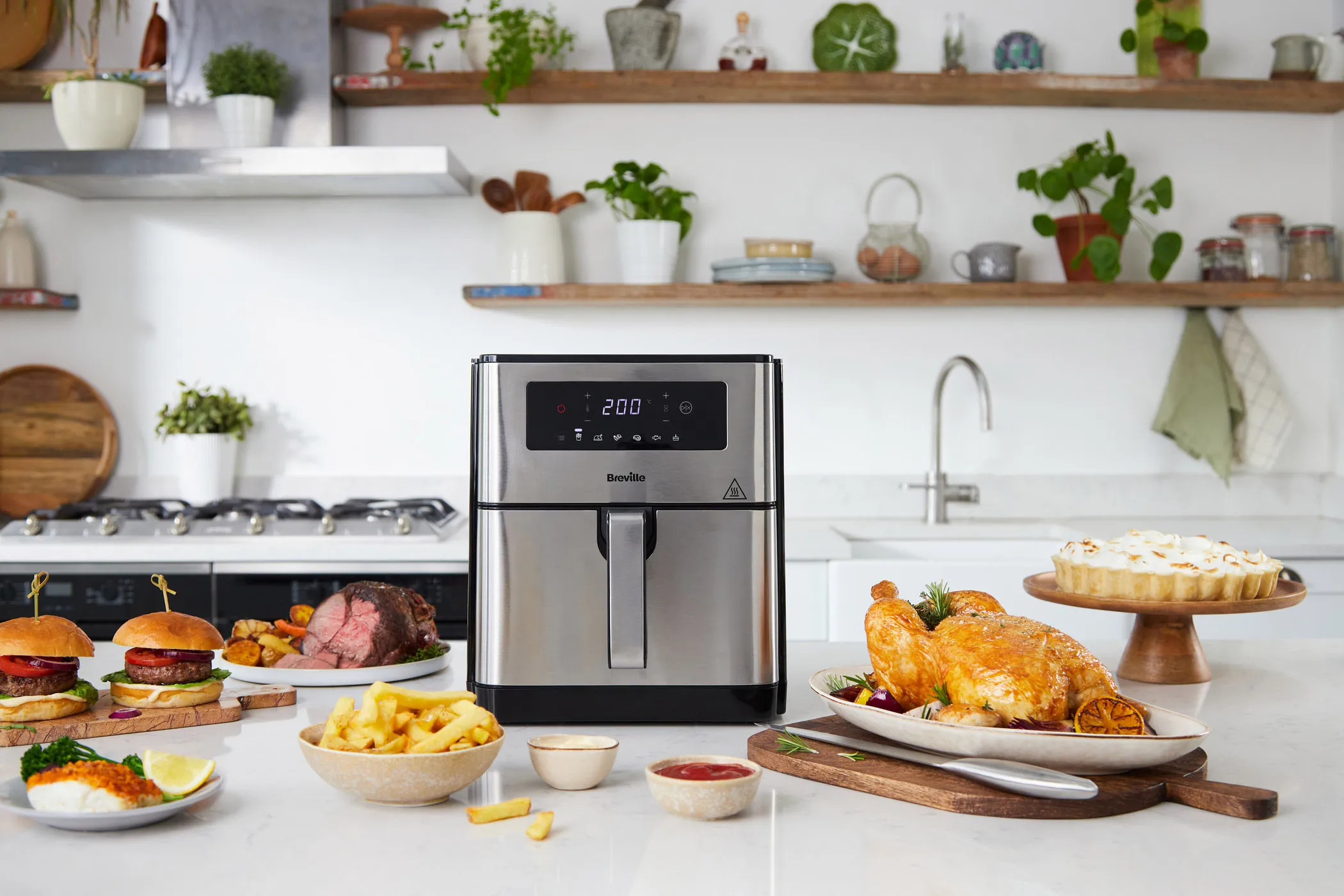 friteza na vrući zrak breville halo xl vdf131x 9l - slika 4