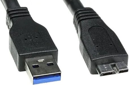 kabel usb tip a-m<=>usb tip micro-b-m - usb3.0 za ext. hard disk 0.8m - roline - slika 2