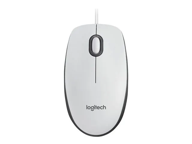 miš žični logitech m100 white - slika 3
