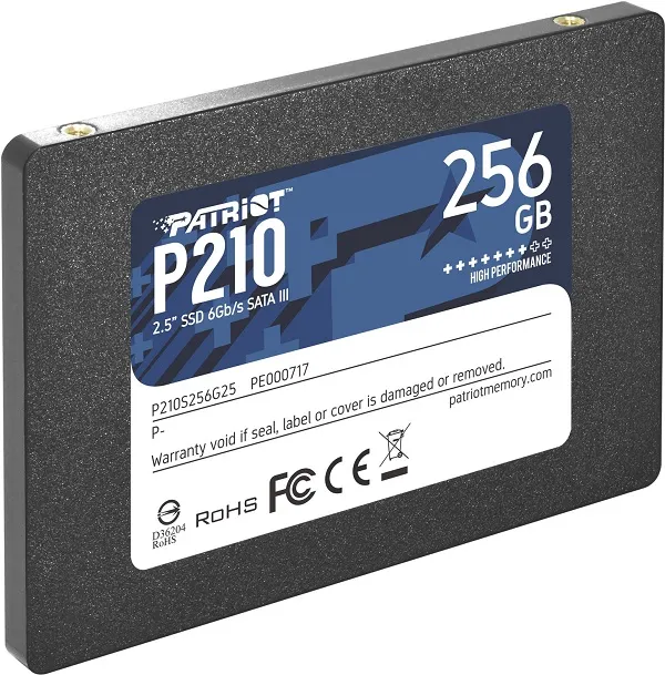SSD 256GB PATRIOT P210, SATA 2.5" 7mm - Karlovac