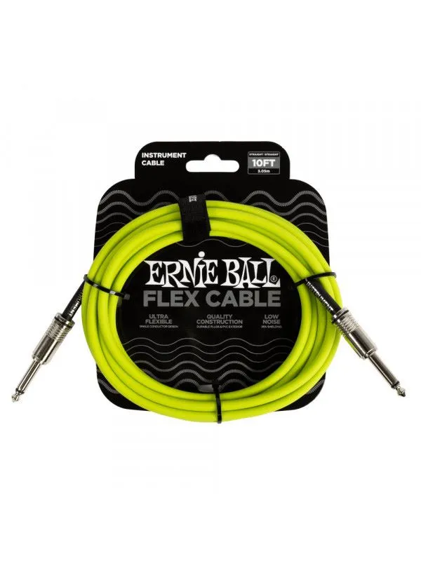 Kabel Instr. Ernie Ball 6414, 3M Green - Karlovac