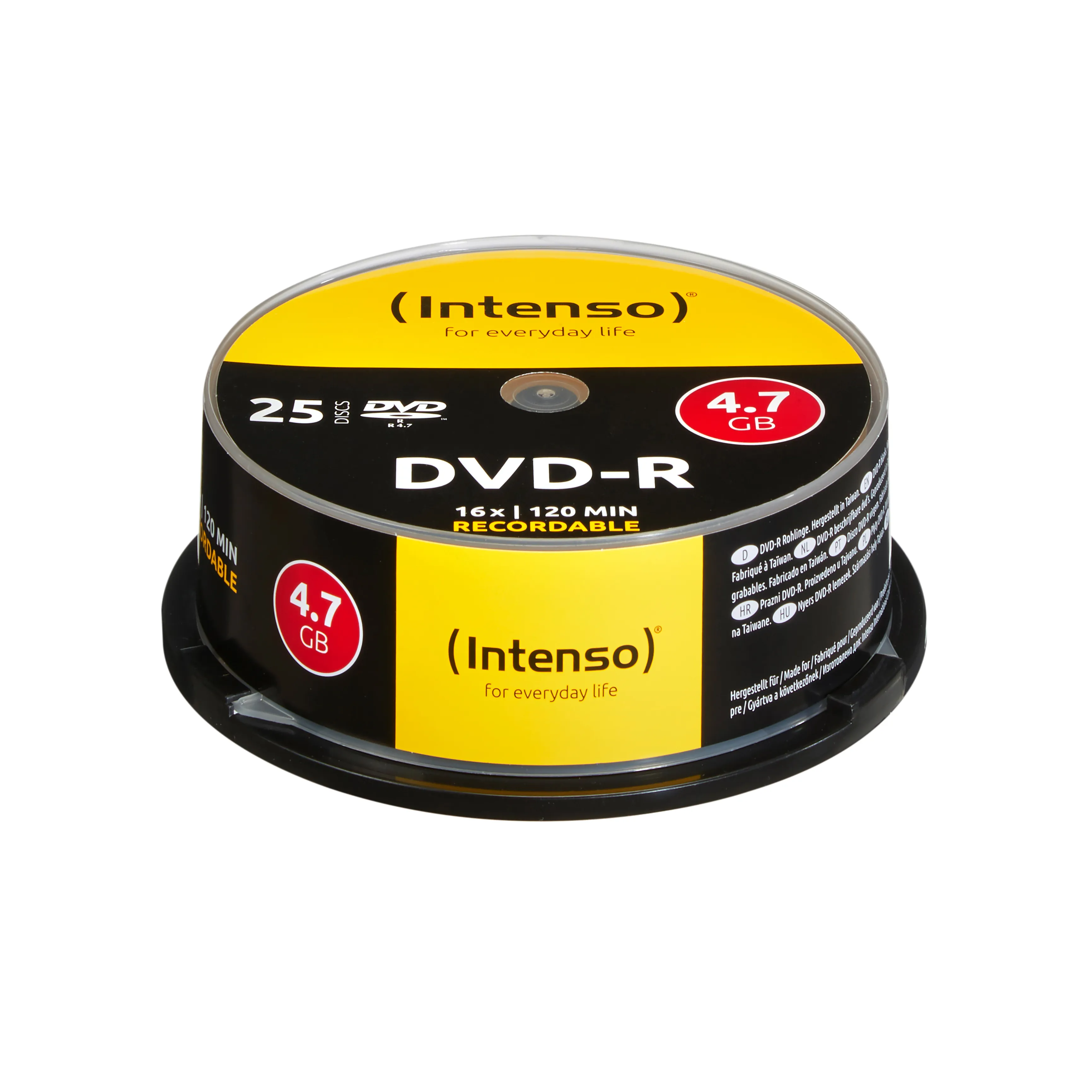 DVD-R medij INTENSO 4.7GB 16x speed, Cake Box, 25/1 - Karlovac
