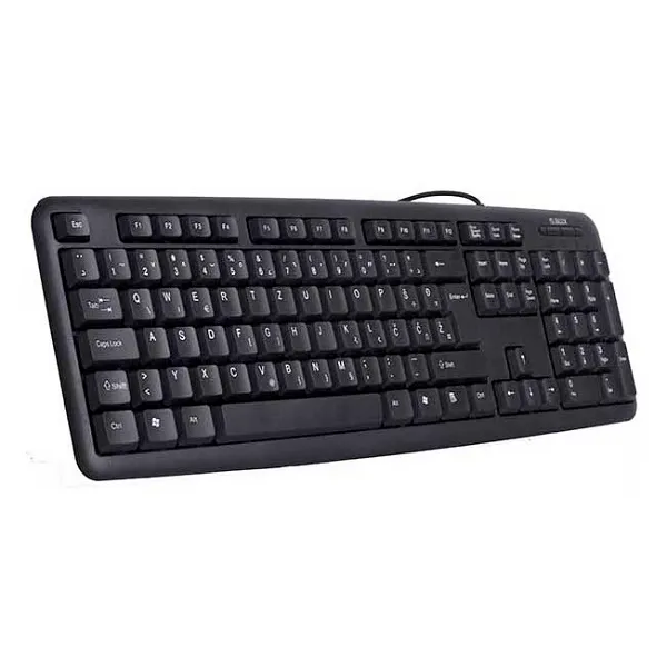 tipkovnica sbox k-14 hr layout - crna - usb - slika 2