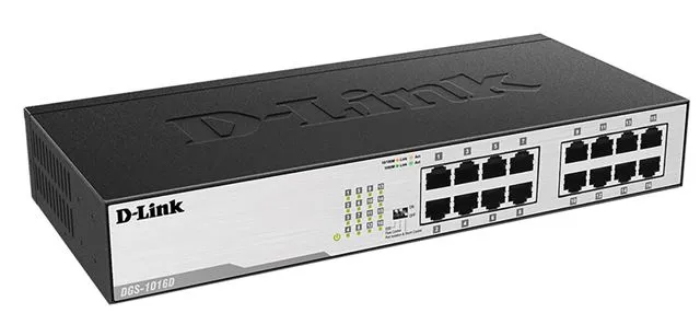 d-link switch neupravljivi, dgs-1016d/e - slika 2