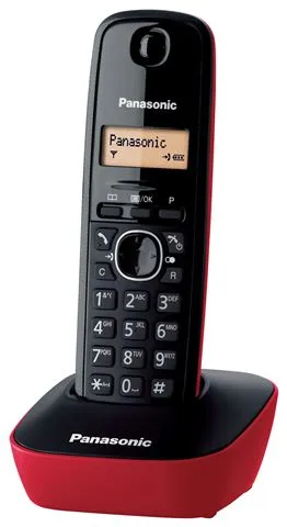 panasonic telefon bežični kx-tg1611fxr crveni - slika 2
