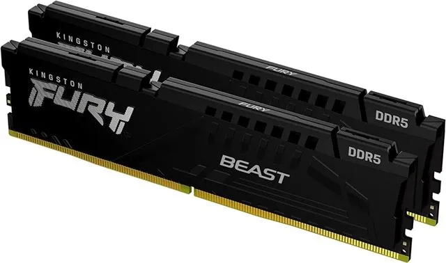 kingston ddr5 32gb 5600 mhz, 2x16g fury black expo - slika 3