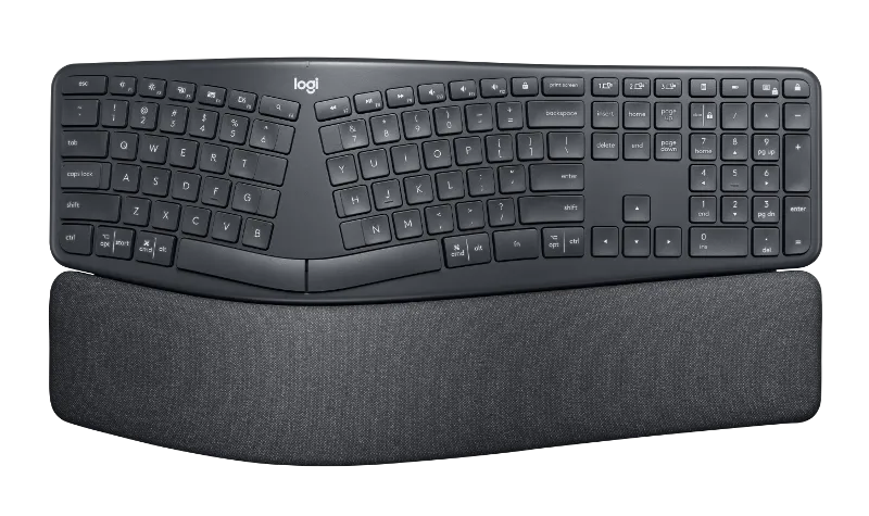 tipkovnica logitech k860 ergo, bežična - slika 2
