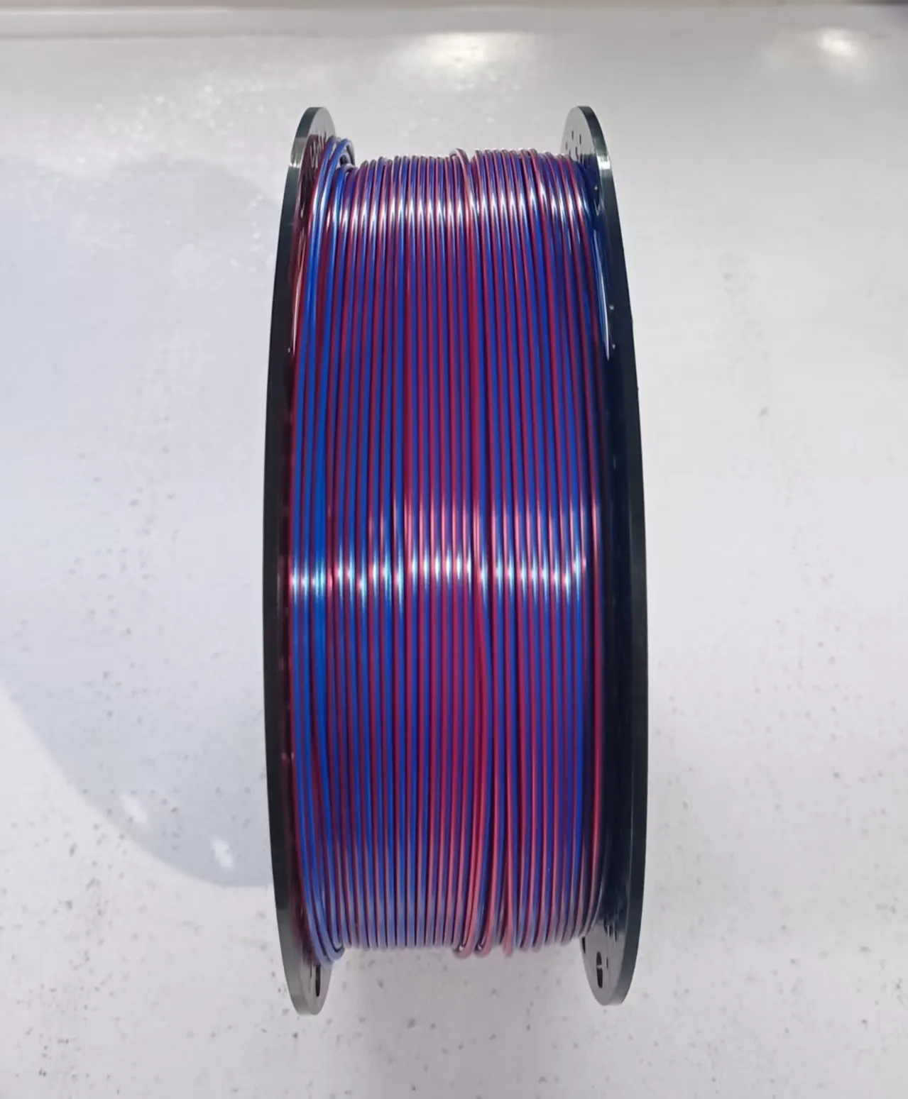 Silk PLA filament 1.75 mm, 1 kg, red/blue - Karlovac