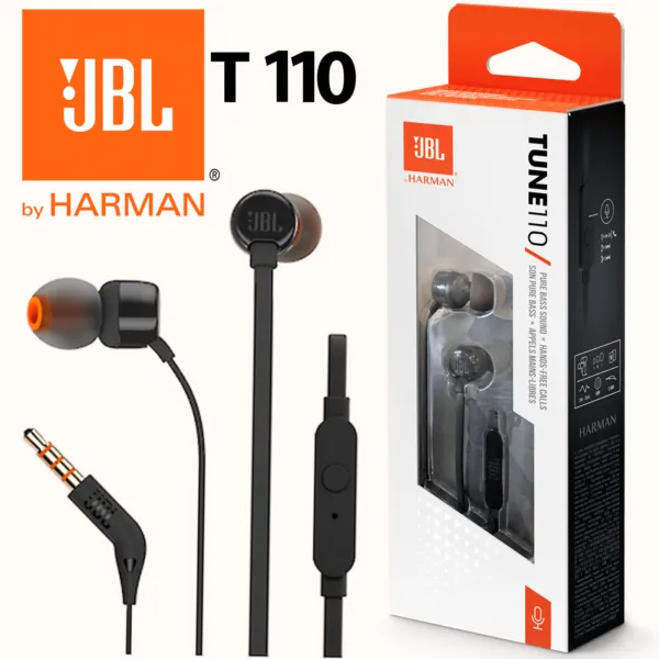 Slušalice+mikrofon JBL Tune 110 black - Karlovac