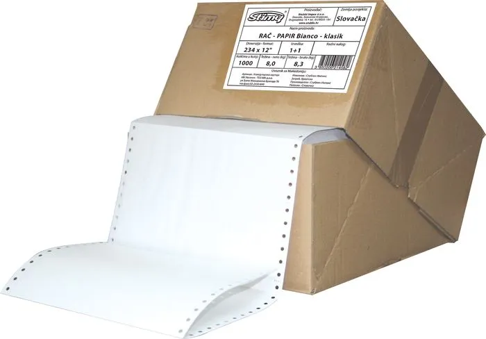 Papir beskonačni 234x12 1+1 bianco Stimy 1000/1 - Karlovac