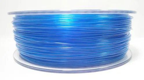 PET-G filament 1.75 mm, 1 kg, transparent blue - Karlovac
