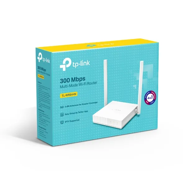 Mrežni router TP-LINK TL-WR844N 2,4GHz Wireless N 300Mbps, 4 x 10/100Mbps LAN P - Karlovac