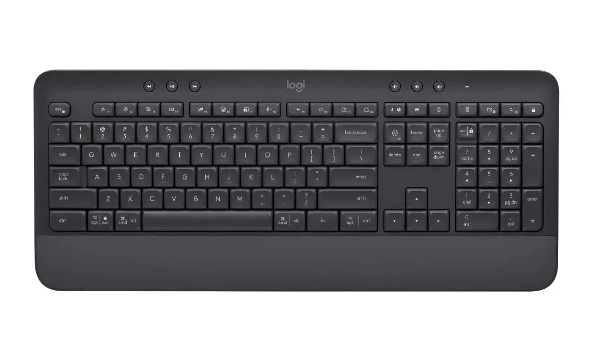 logitech signature k650 bežična tipkovnica, crna - slika 2