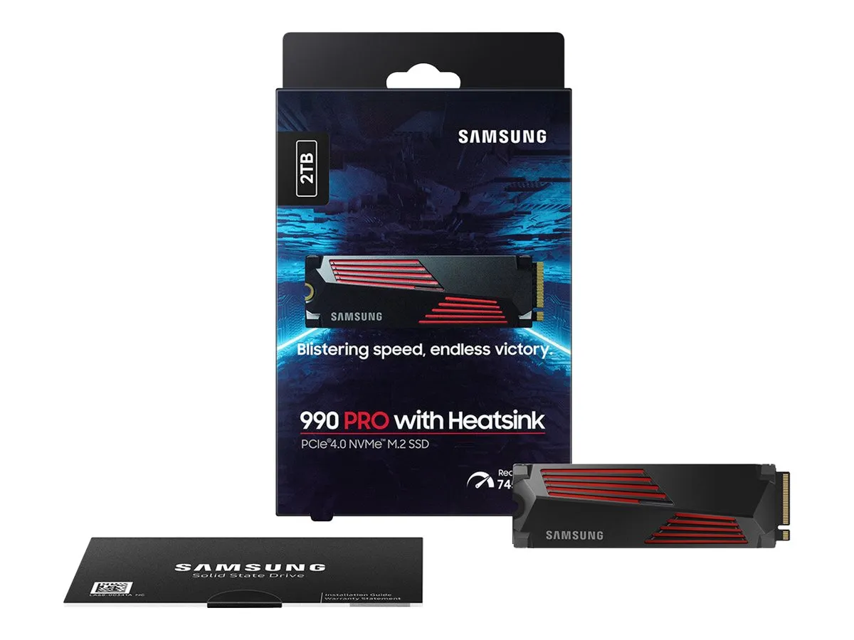 ssd 2tb samsung 990 pro m.2 nvme + hs mz-v9p2t0cw - slika 3