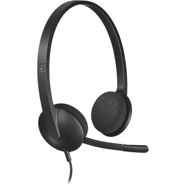 slušalice+mikrofon logitech h340 usb - slika 2