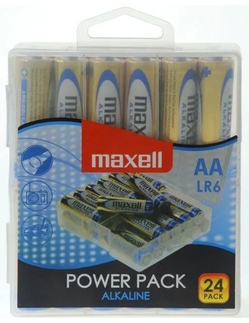Maxell alkalne baterije LR-6/AA, 24 komada, box - Karlovac