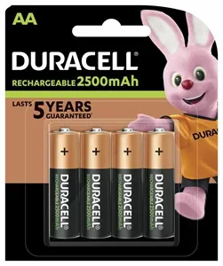 baterija duracell punjiva aa 2500mah 4/1 - slika 4